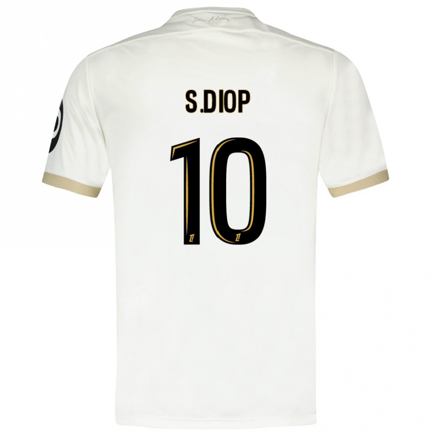 Vaikiškas Sofiane Diop #10 Baltasis Auksas Išvykos Marškinėliai 2024/25 T-Shirt