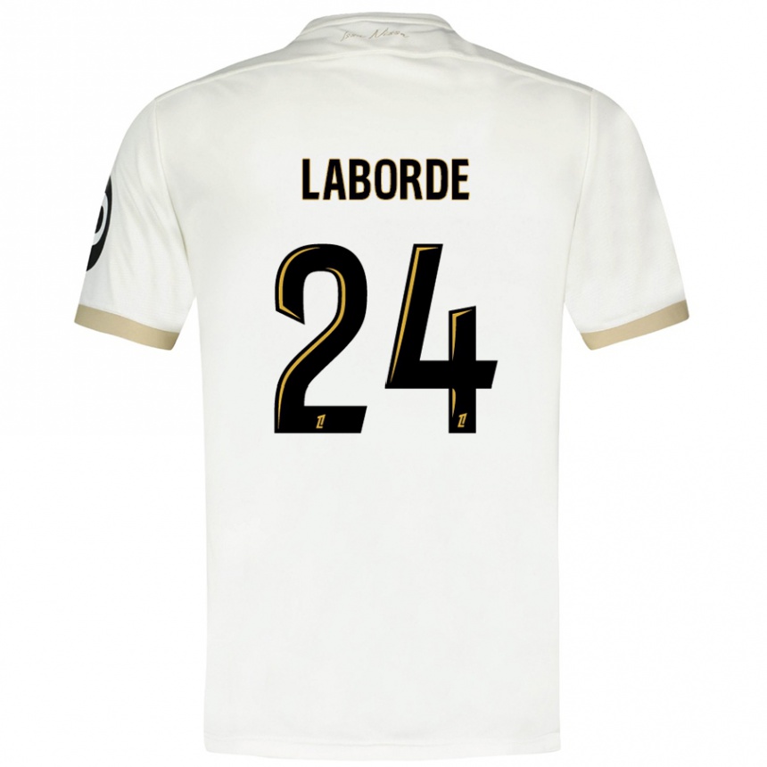 Vaikiškas Gaëtan Laborde #24 Baltasis Auksas Išvykos Marškinėliai 2024/25 T-Shirt