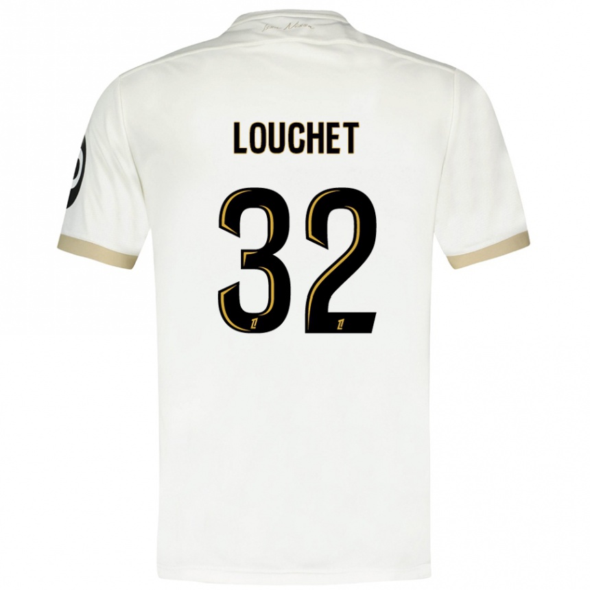 Vaikiškas Tom Louchet #32 Baltasis Auksas Išvykos Marškinėliai 2024/25 T-Shirt