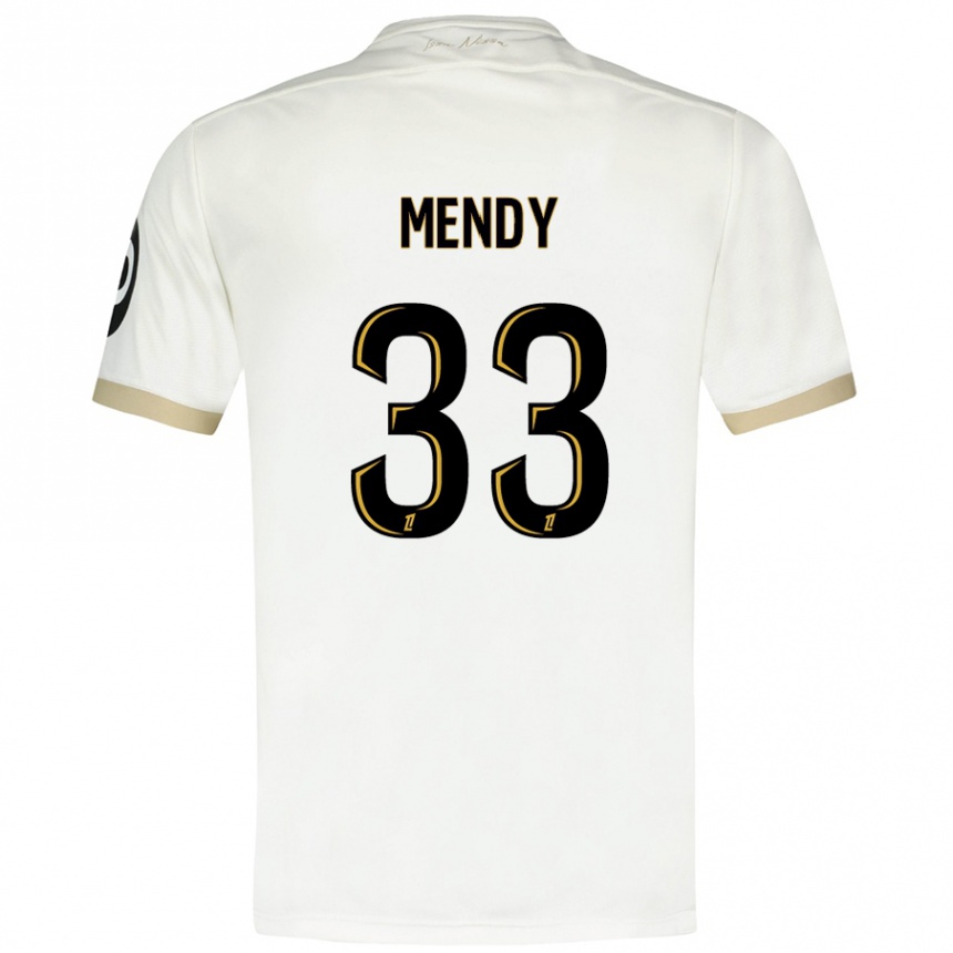 Vaikiškas Antoine Mendy #33 Baltasis Auksas Išvykos Marškinėliai 2024/25 T-Shirt