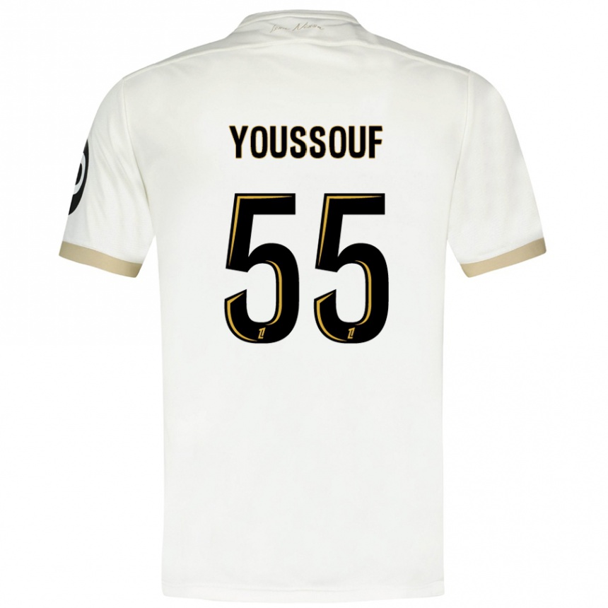 Vaikiškas Youssouf Ndayishimiye #55 Baltasis Auksas Išvykos Marškinėliai 2024/25 T-Shirt