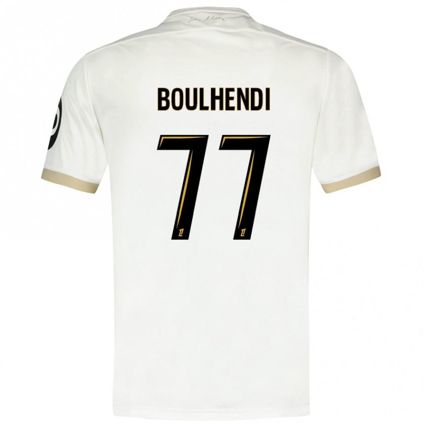 Vaikiškas Teddy Boulhendi #77 Baltasis Auksas Išvykos Marškinėliai 2024/25 T-Shirt