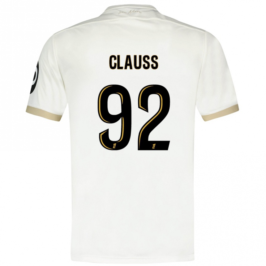 Vaikiškas Jonathan Clauss #92 Baltasis Auksas Išvykos Marškinėliai 2024/25 T-Shirt