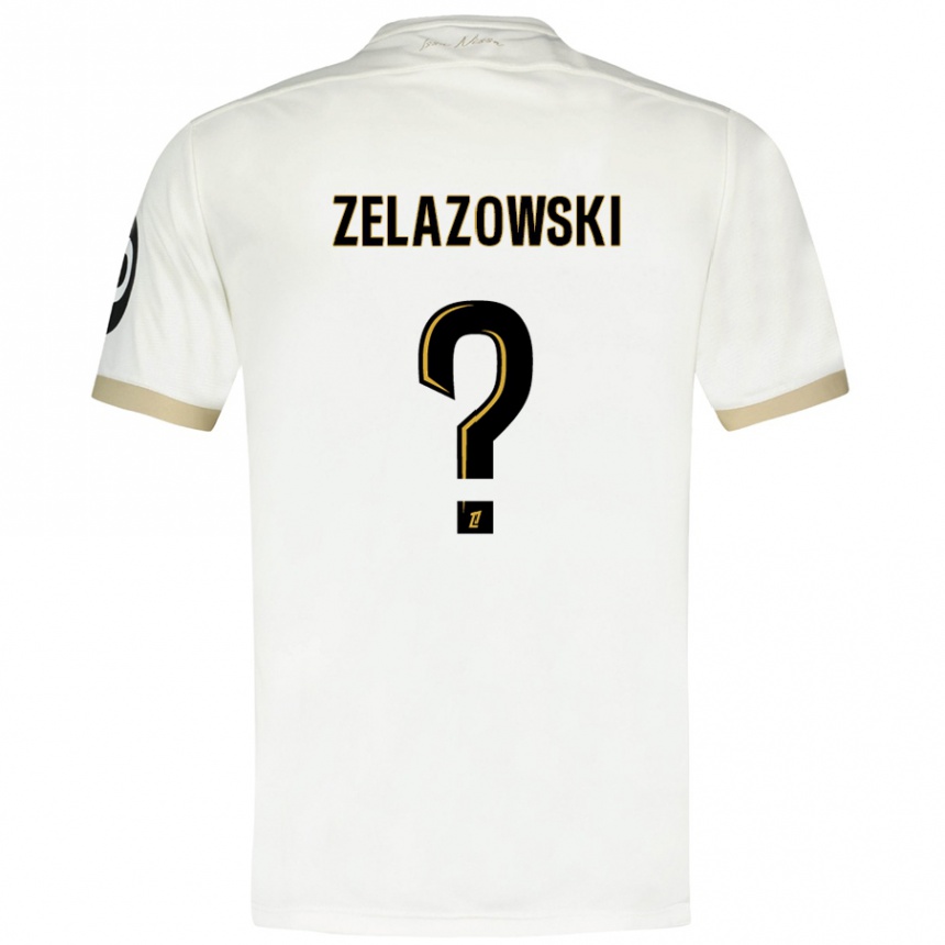 Vaikiškas Bartosz Zelazowski #0 Baltasis Auksas Išvykos Marškinėliai 2024/25 T-Shirt