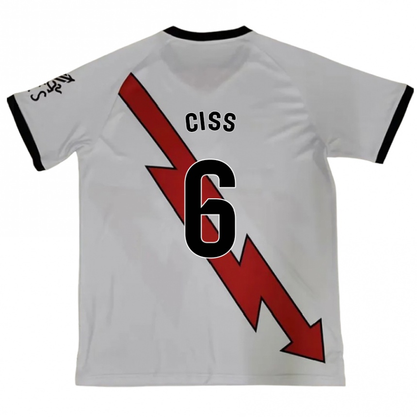 Vaikiškas Pathé Ciss #6 Raudona Išvykos Marškinėliai 2024/25 T-Shirt