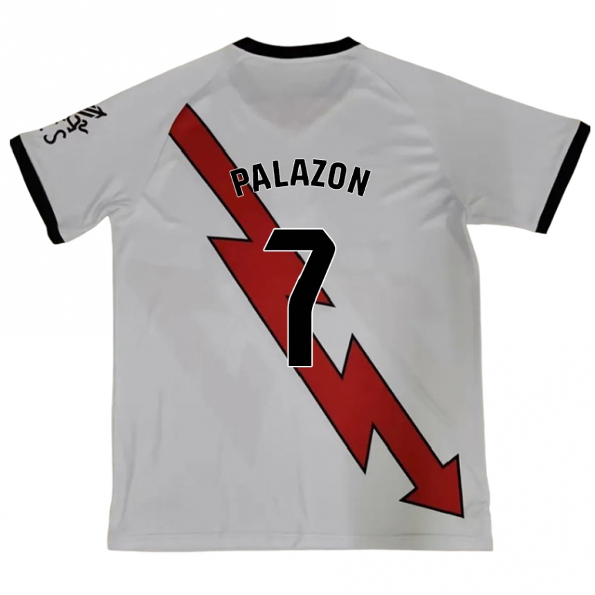 Vaikiškas Isi Palazón #7 Raudona Išvykos Marškinėliai 2024/25 T-Shirt