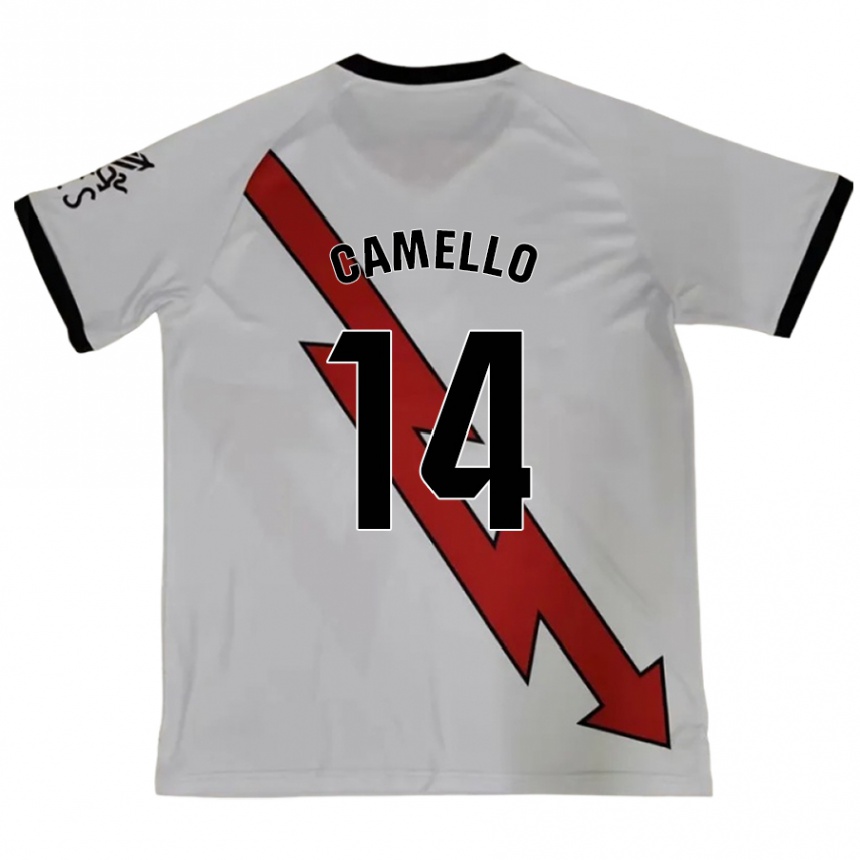 Vaikiškas Sergio Camello #14 Raudona Išvykos Marškinėliai 2024/25 T-Shirt