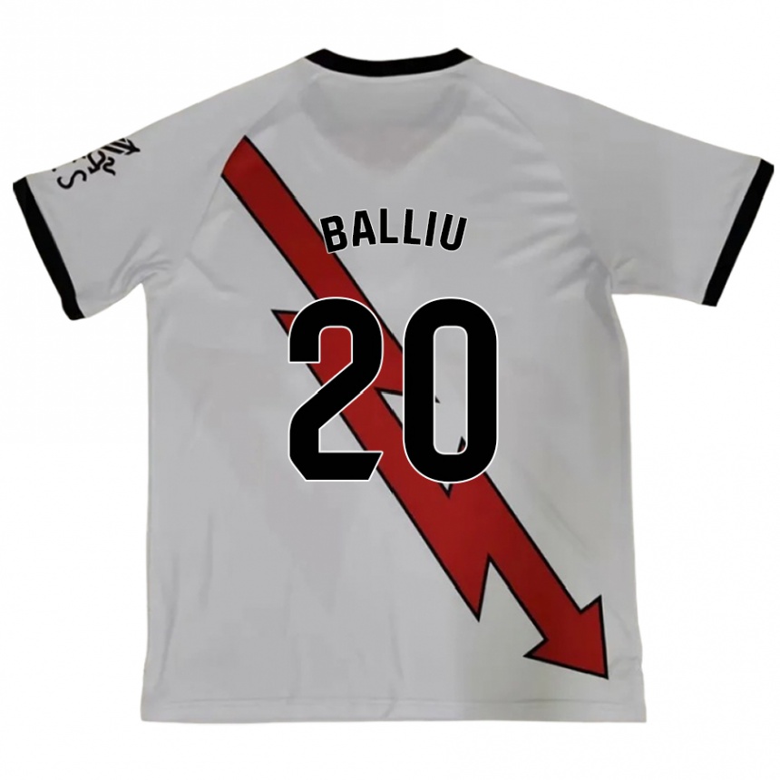 Vaikiškas Iván Balliu #20 Raudona Išvykos Marškinėliai 2024/25 T-Shirt