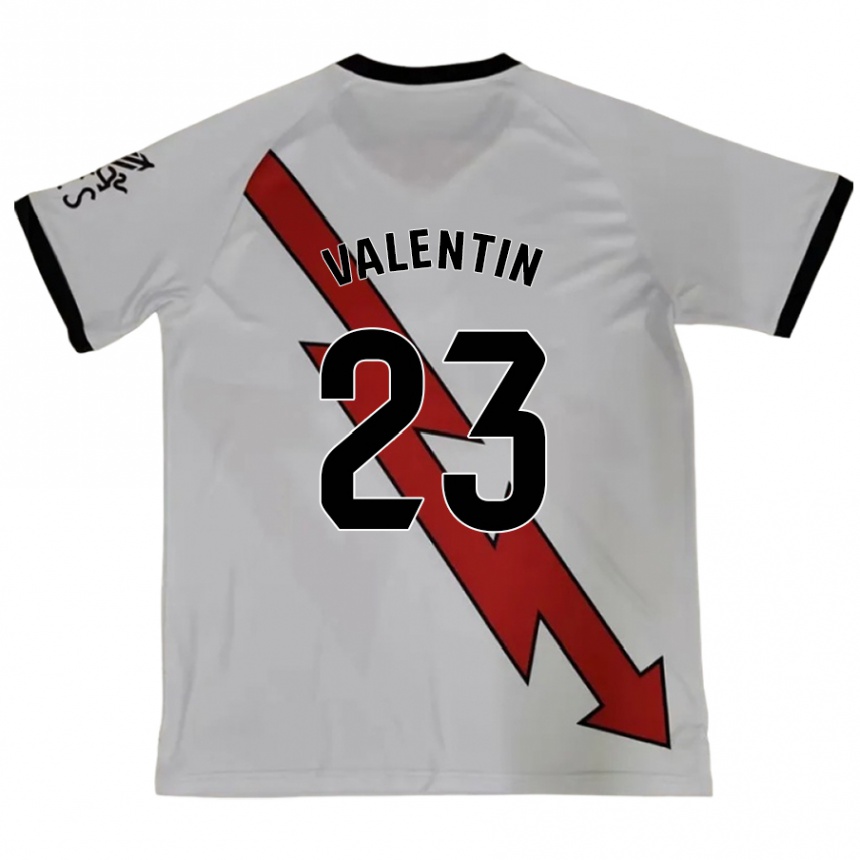 Vaikiškas Óscar Valentín #23 Raudona Išvykos Marškinėliai 2024/25 T-Shirt