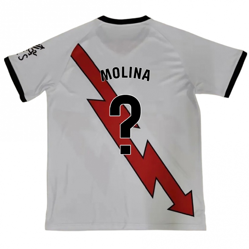 Vaikiškas Adrián Molina #0 Raudona Išvykos Marškinėliai 2024/25 T-Shirt