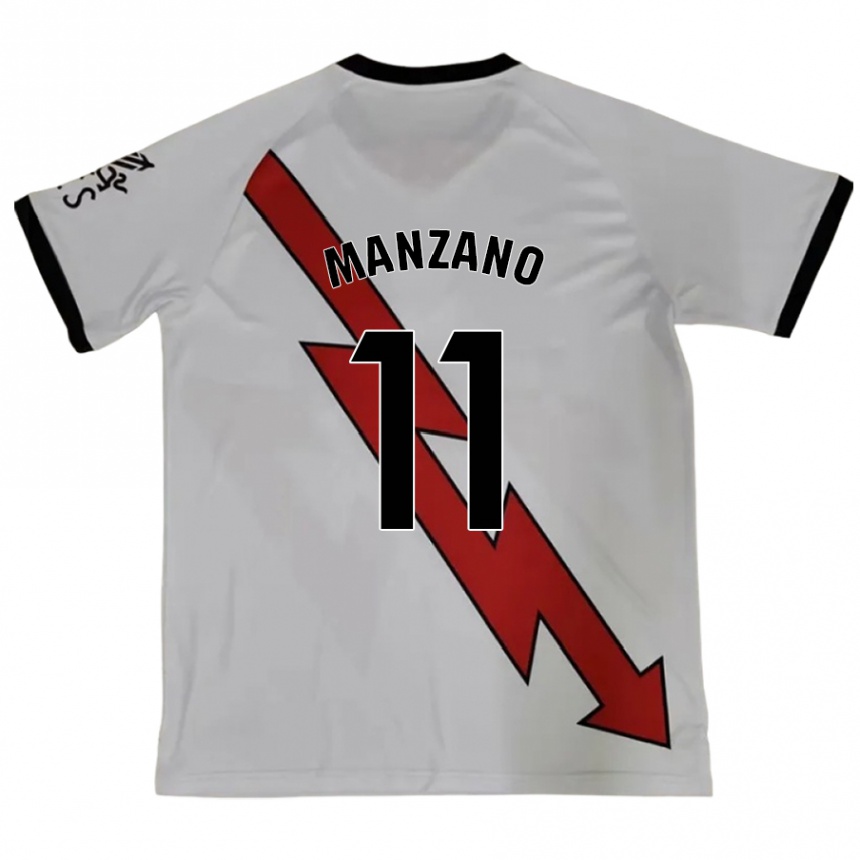 Vaikiškas Sergio Manzano #11 Raudona Išvykos Marškinėliai 2024/25 T-Shirt