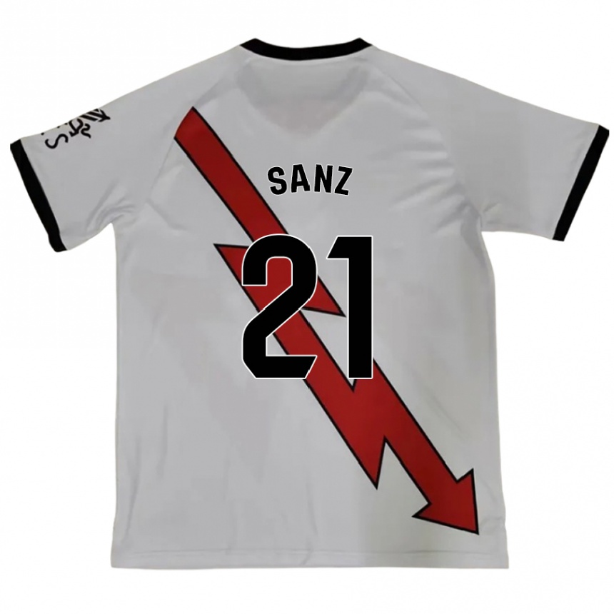 Vaikiškas Luismi Sanz #21 Raudona Išvykos Marškinėliai 2024/25 T-Shirt