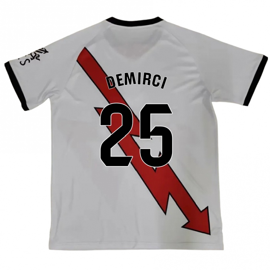 Vaikiškas Mert Demirci #25 Raudona Išvykos Marškinėliai 2024/25 T-Shirt