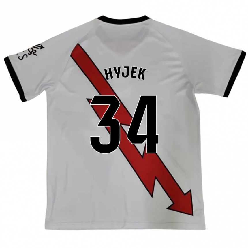 Vaikiškas David Hyjek #34 Raudona Išvykos Marškinėliai 2024/25 T-Shirt