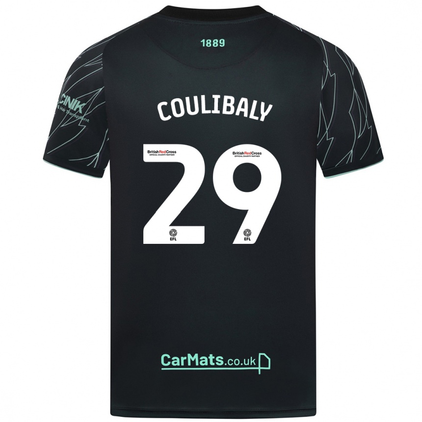 Vaikiškas Ismaila Coulibaly #29 Juoda Žalia Išvykos Marškinėliai 2024/25 T-Shirt