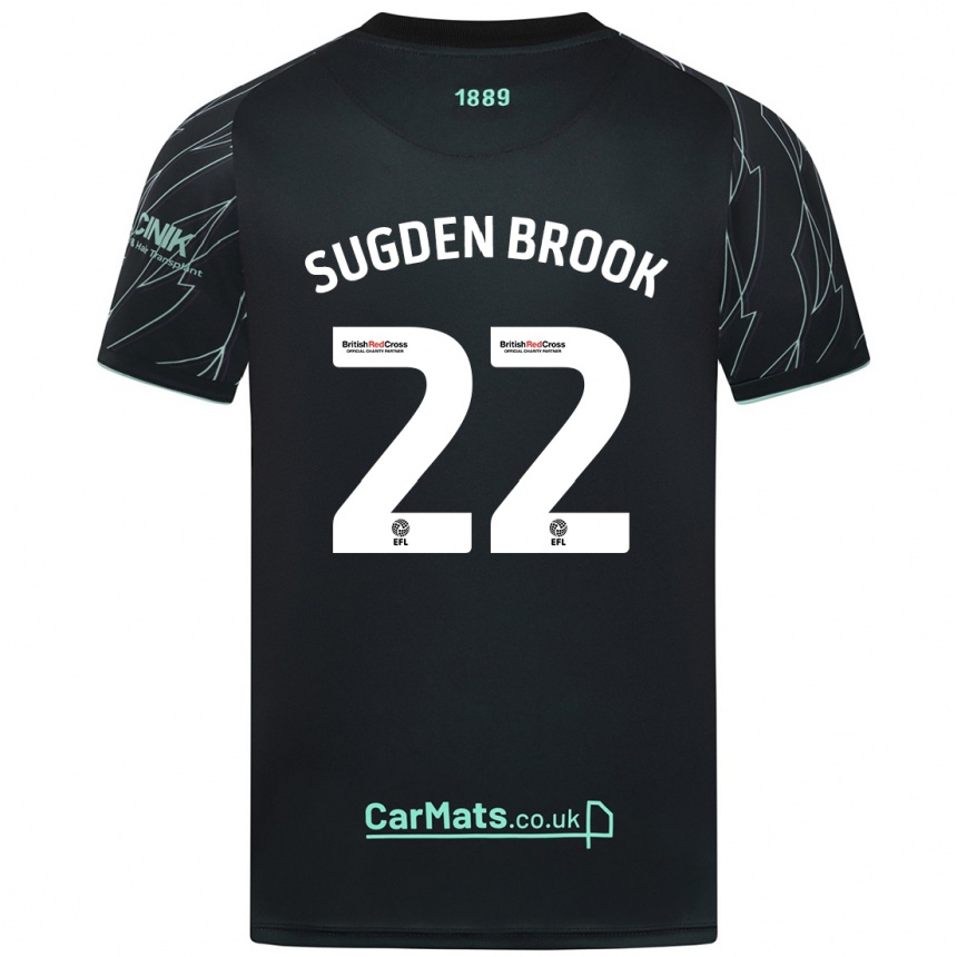 Vaikiškas Darcie Sugden-Brook #22 Juoda Žalia Išvykos Marškinėliai 2024/25 T-Shirt