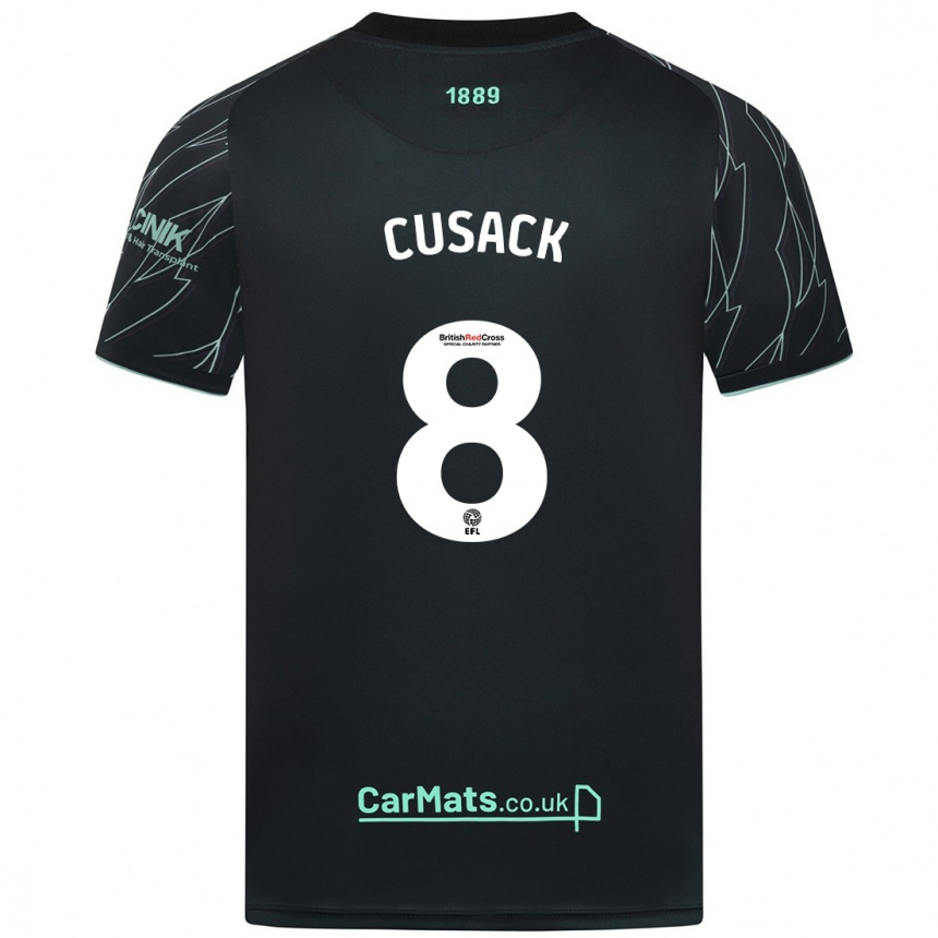 Vaikiškas Maddy Cusack † #8 Juoda Žalia Išvykos Marškinėliai 2024/25 T-Shirt