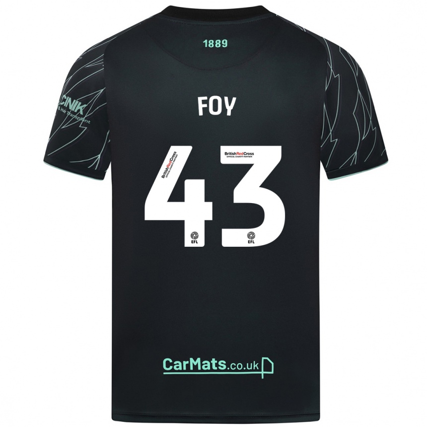 Vaikiškas Gus Foy #43 Juoda Žalia Išvykos Marškinėliai 2024/25 T-Shirt