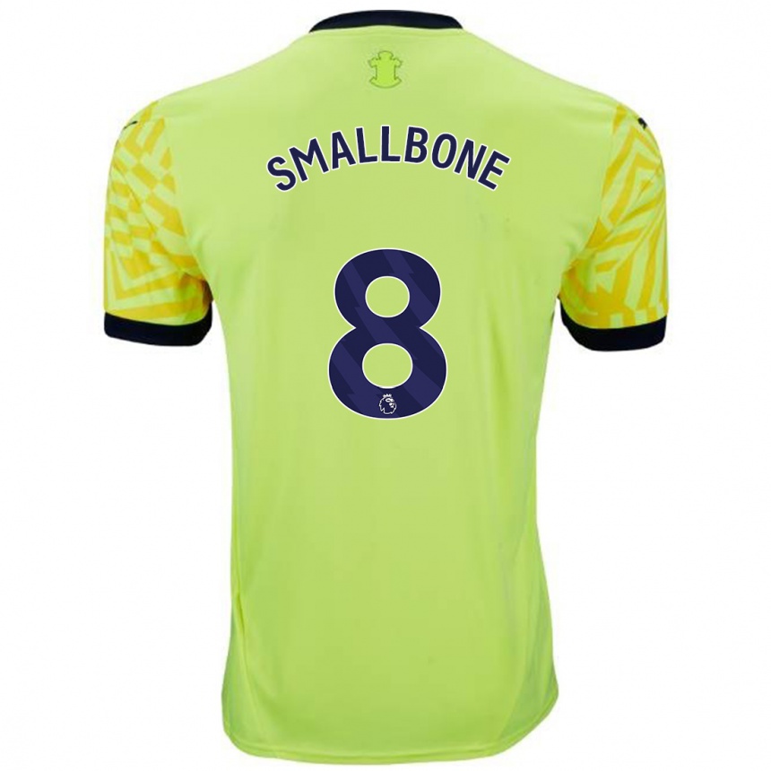 Vaikiškas Will Smallbone #8 Geltona Išvykos Marškinėliai 2024/25 T-Shirt