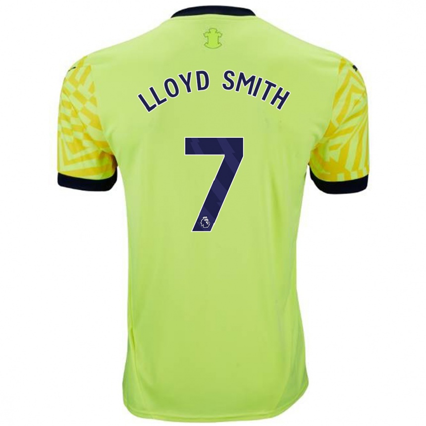 Vaikiškas Lexi Lloyd-Smith #7 Geltona Išvykos Marškinėliai 2024/25 T-Shirt