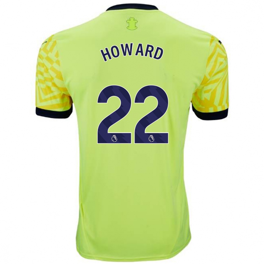 Vaikiškas Bethany-May Howard #22 Geltona Išvykos Marškinėliai 2024/25 T-Shirt