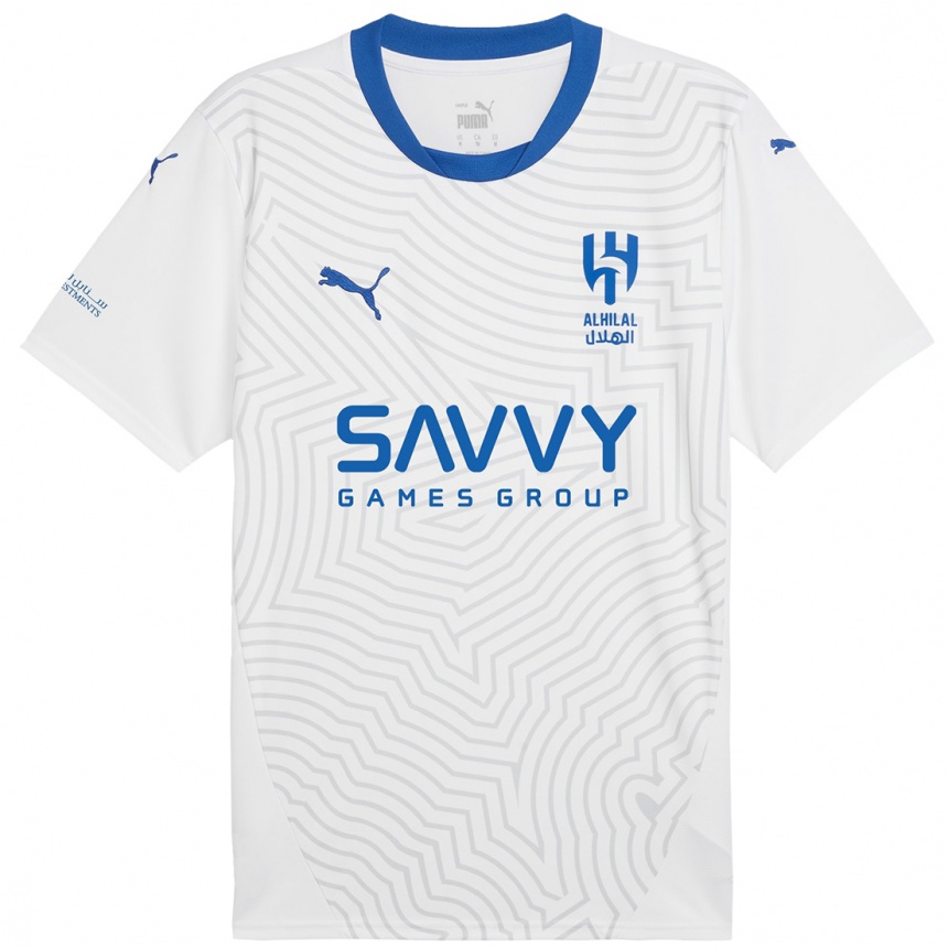 Vaikiškas Michael #96 Balta Mėlyna Išvykos Marškinėliai 2024/25 T-Shirt