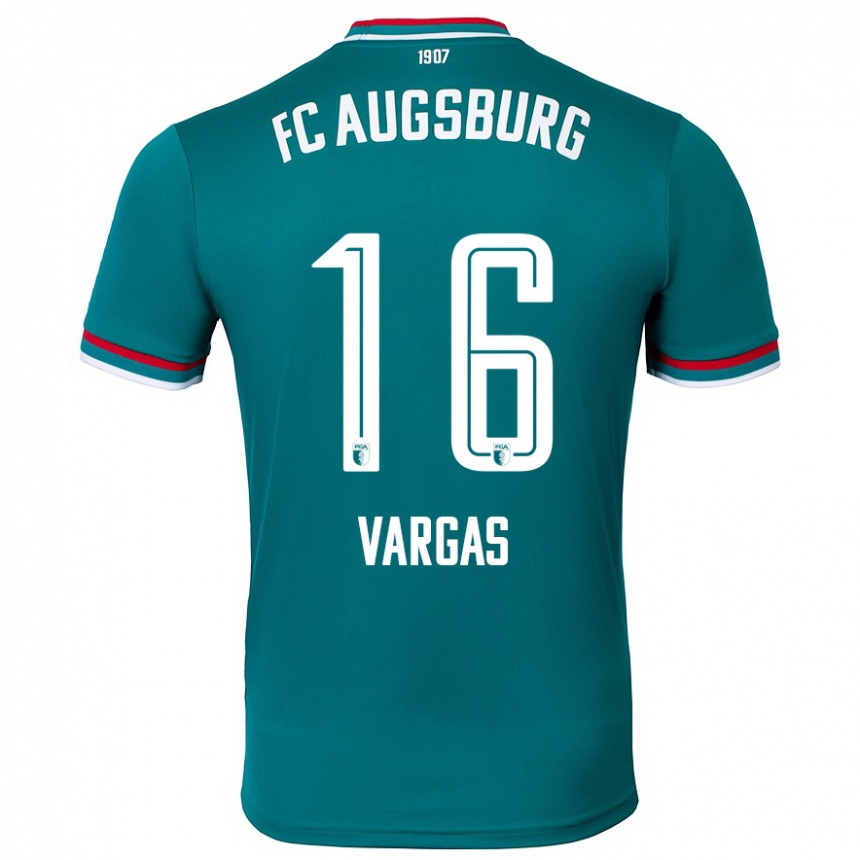 Vaikiškas Rubén Vargas #16 Tamsiai Žalia Išvykos Marškinėliai 2024/25 T-Shirt