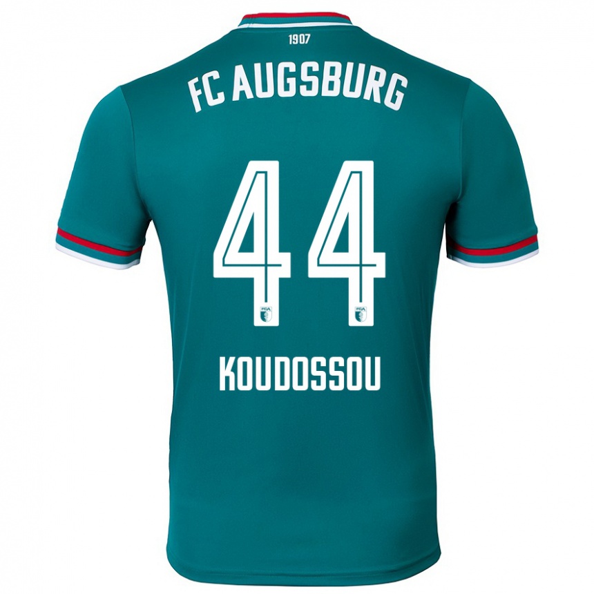 Vaikiškas Henri Koudossou #44 Tamsiai Žalia Išvykos Marškinėliai 2024/25 T-Shirt