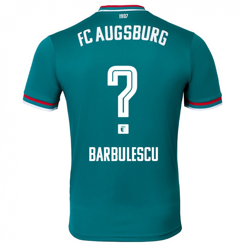 Vaikiškas Luca Bărbulescu #0 Tamsiai Žalia Išvykos Marškinėliai 2024/25 T-Shirt