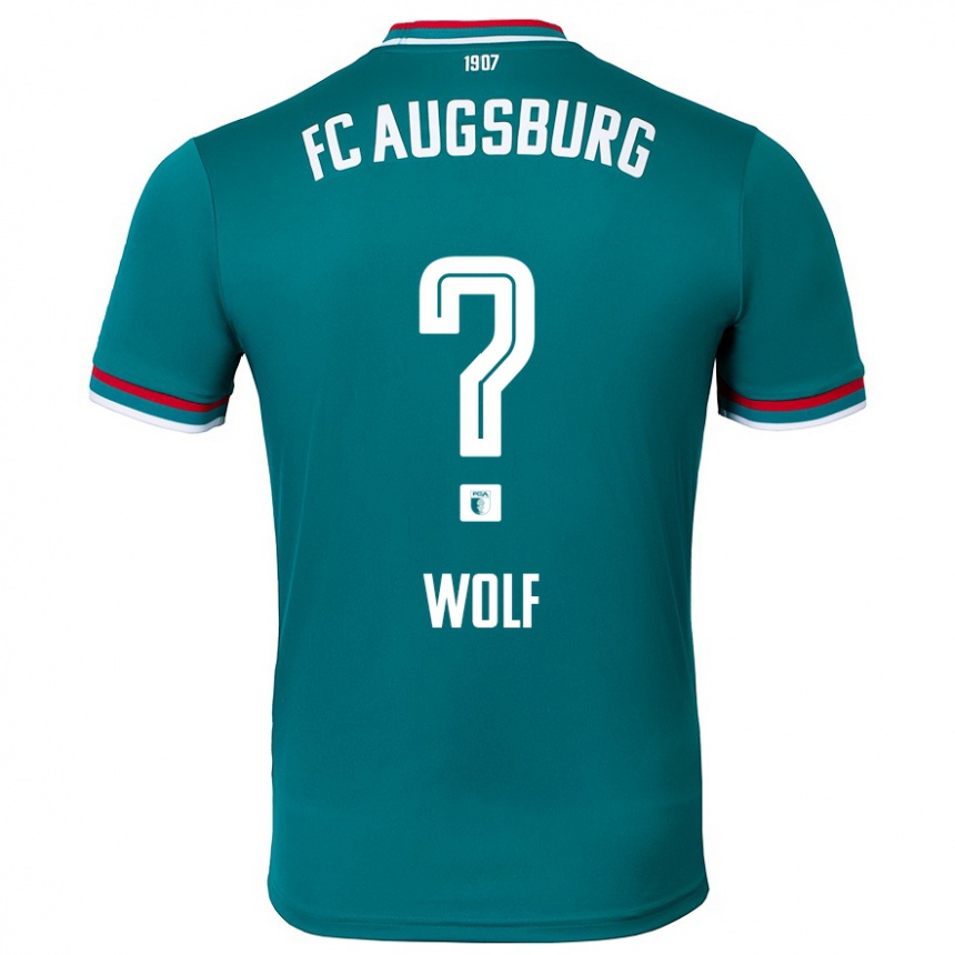 Vaikiškas Paul Wolf #0 Tamsiai Žalia Išvykos Marškinėliai 2024/25 T-Shirt