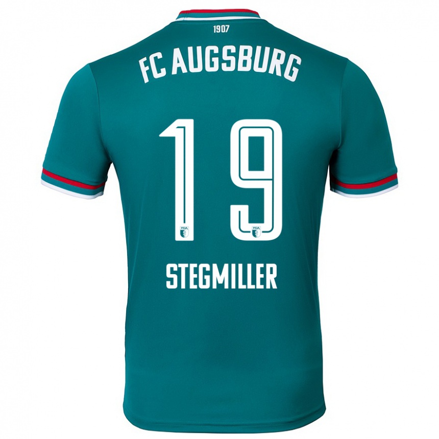 Vaikiškas Louis Stegmiller #19 Tamsiai Žalia Išvykos Marškinėliai 2024/25 T-Shirt