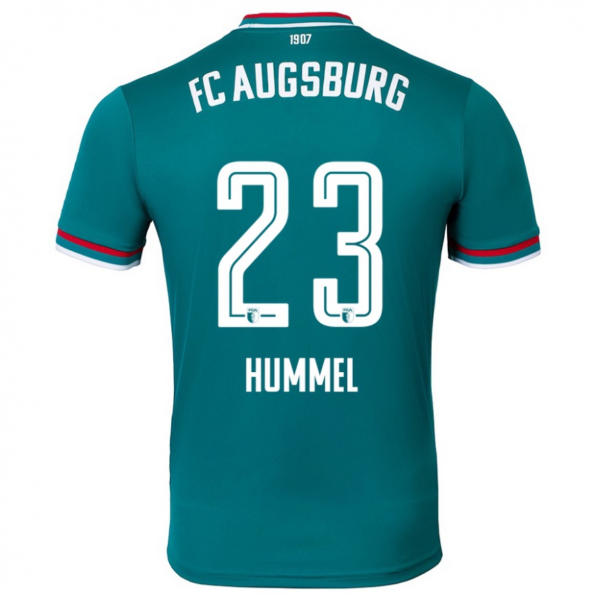 Vaikiškas Niklas Hummel #23 Tamsiai Žalia Išvykos Marškinėliai 2024/25 T-Shirt