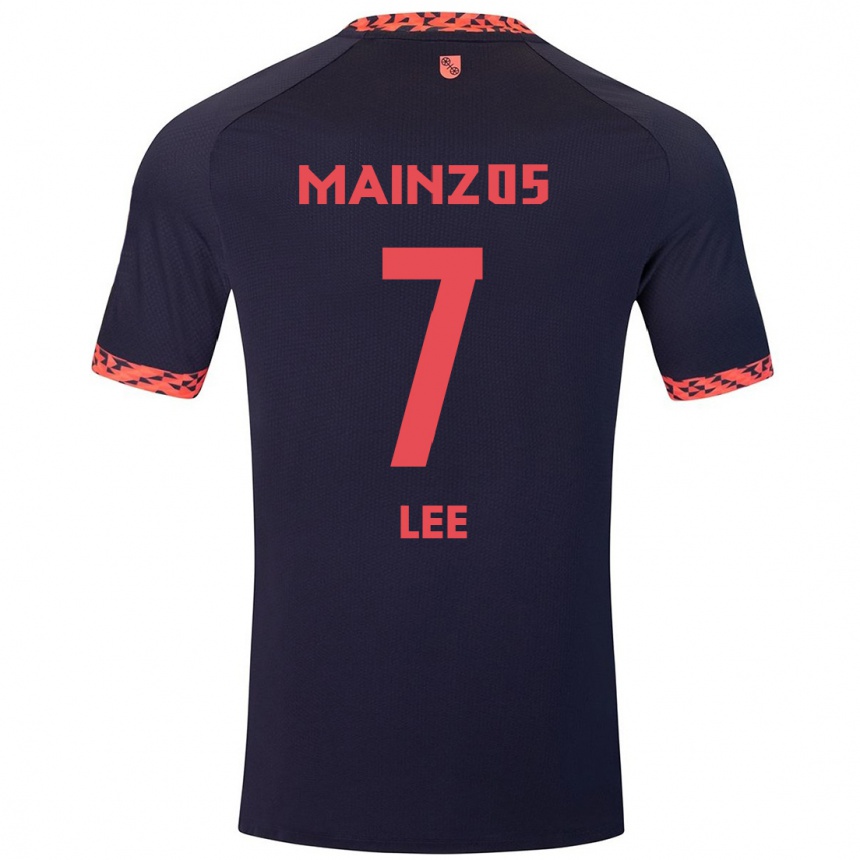 Vaikiškas Jae-Sung Lee #7 Mėlyna Koralų Raudona Išvykos Marškinėliai 2024/25 T-Shirt