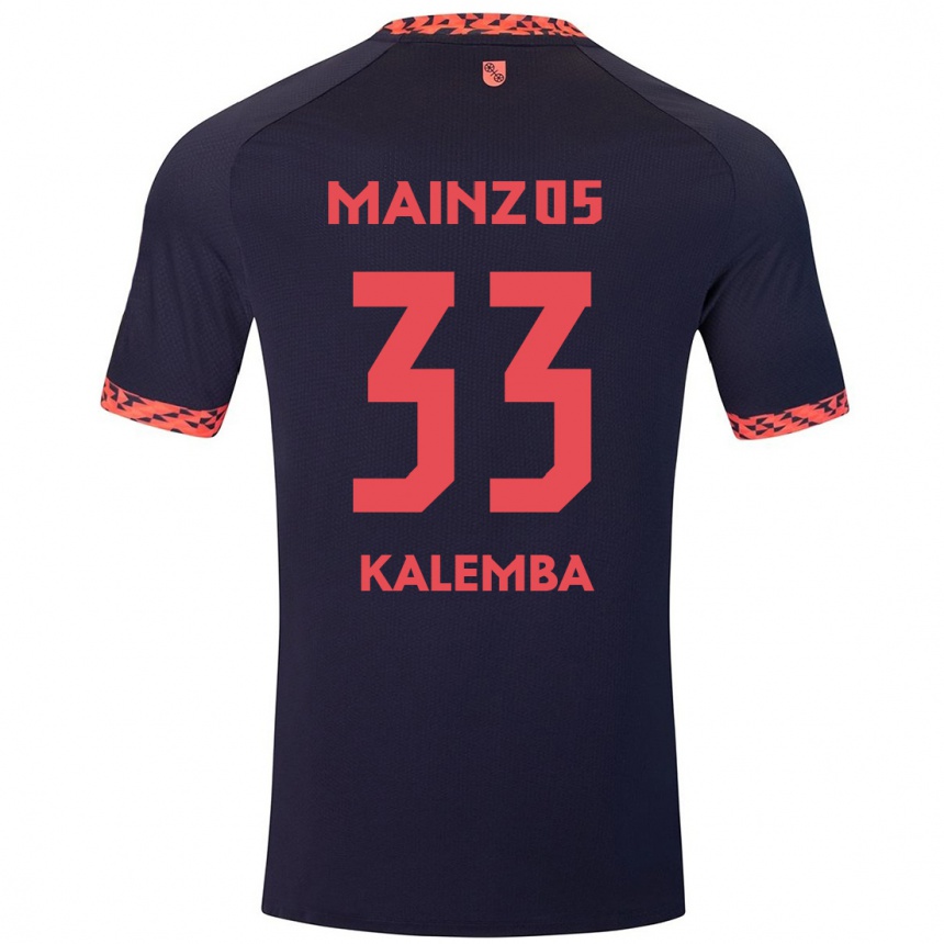 Vaikiškas Marcel Kalemba #33 Mėlyna Koralų Raudona Išvykos Marškinėliai 2024/25 T-Shirt