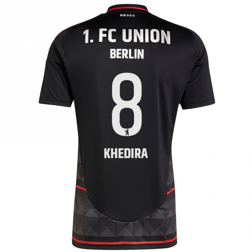 Vaikiškas Rani Khedira #8 Juoda Išvykos Marškinėliai 2024/25 T-Shirt