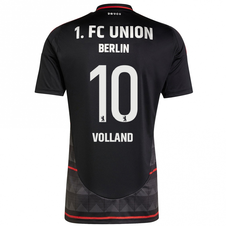 Vaikiškas Kevin Volland #10 Juoda Išvykos Marškinėliai 2024/25 T-Shirt