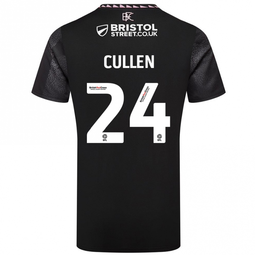 Vaikiškas Josh Cullen #24 Juoda Išvykos Marškinėliai 2024/25 T-Shirt