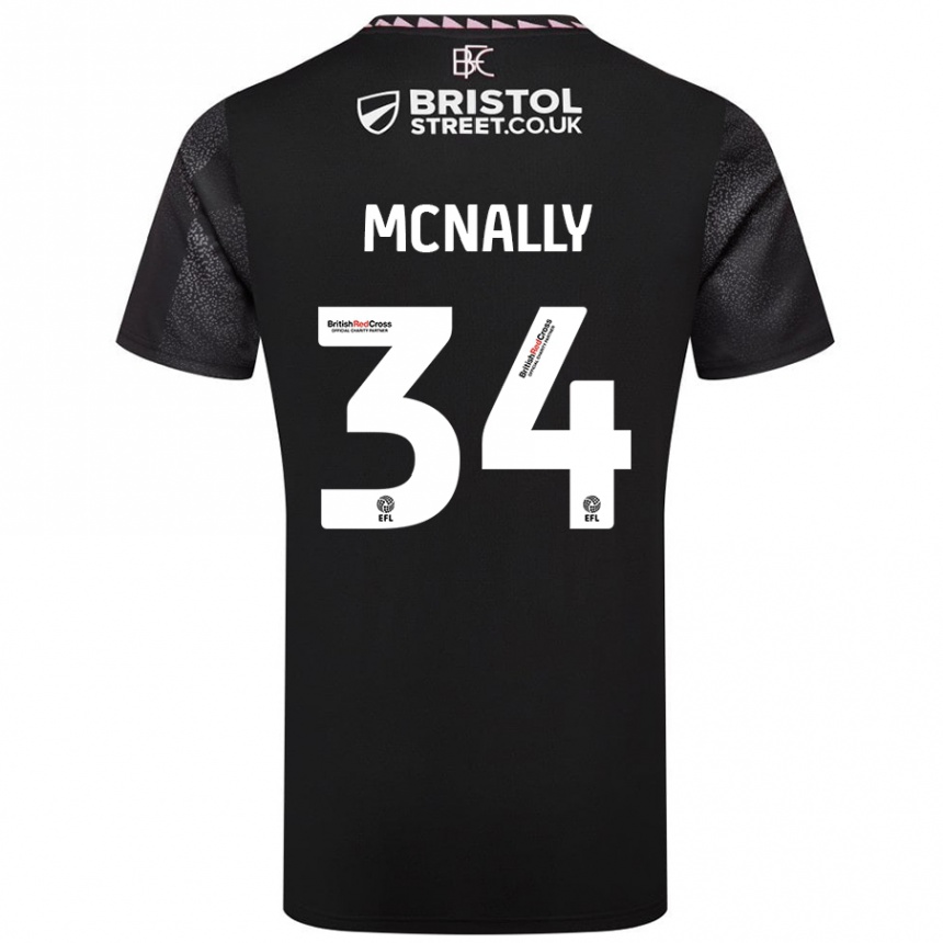 Vaikiškas Luke Mcnally #34 Juoda Išvykos Marškinėliai 2024/25 T-Shirt