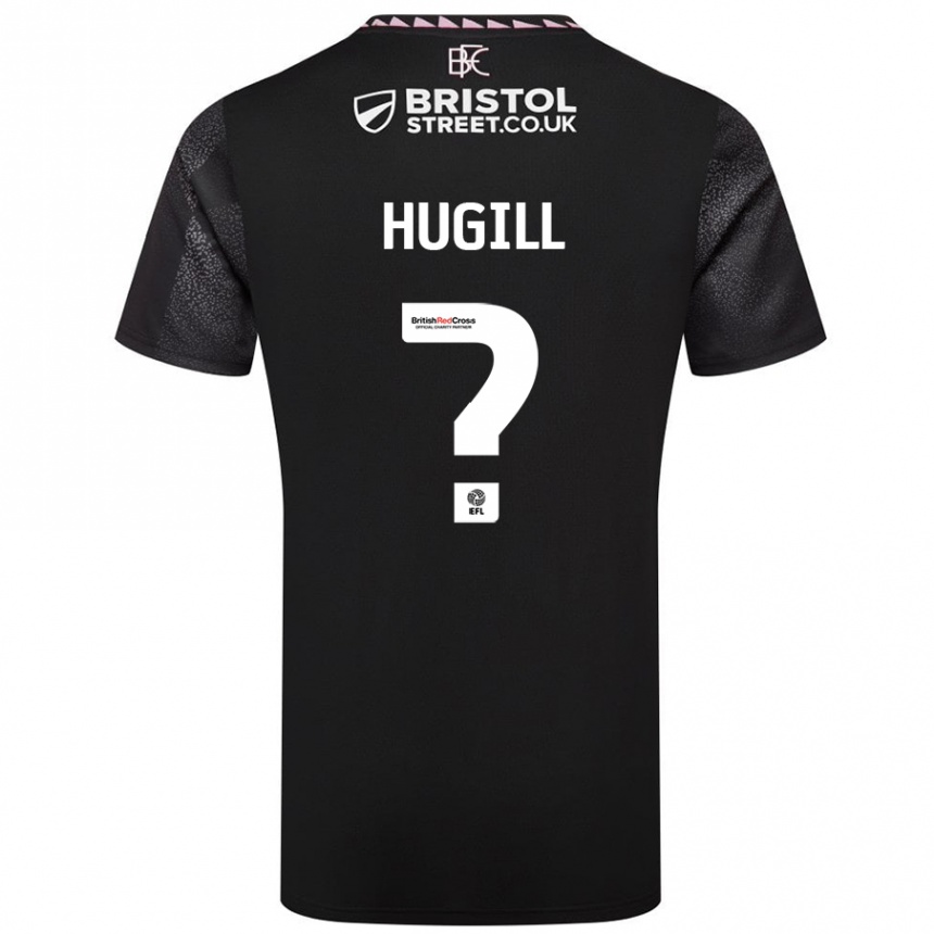 Vaikiškas Will Hugill #0 Juoda Išvykos Marškinėliai 2024/25 T-Shirt