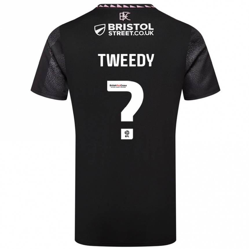 Vaikiškas Tom Tweedy #0 Juoda Išvykos Marškinėliai 2024/25 T-Shirt