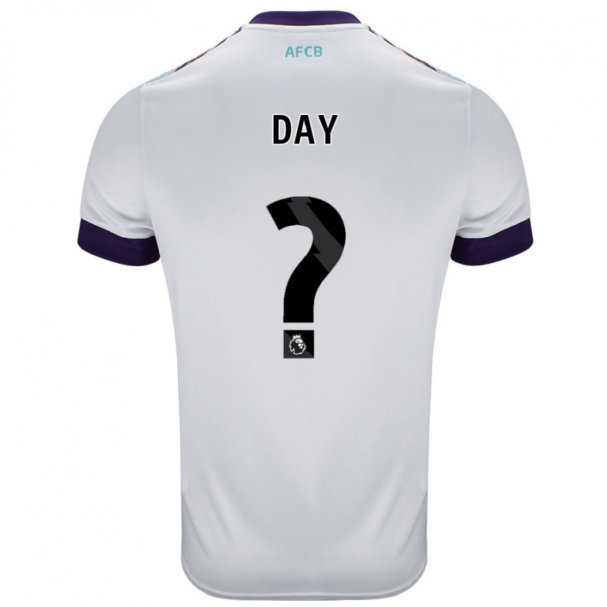 Vaikiškas Jonny Day #0 Balta Žalia Violetinė Išvykos Marškinėliai 2024/25 T-Shirt