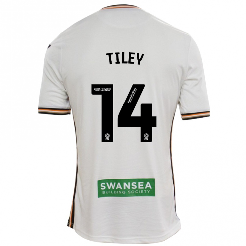 Vyrai Chloe Tiley #14 Baltas Namų Marškinėliai 2024/25 T-Shirt