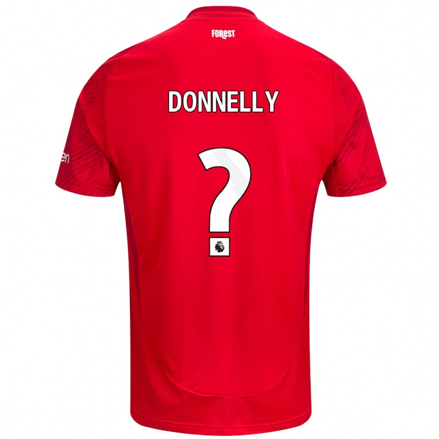 Vyrai Aaron Donnelly #0 Raudona Balta Namų Marškinėliai 2024/25 T-Shirt