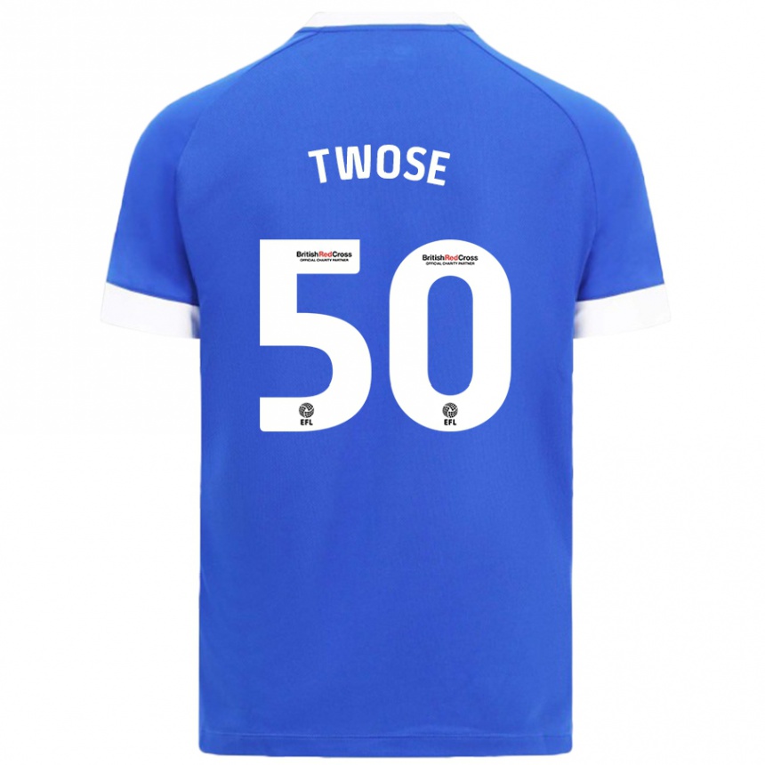 Vyrai Cody Twose #50 Dangaus Mėlyna Namų Marškinėliai 2024/25 T-Shirt