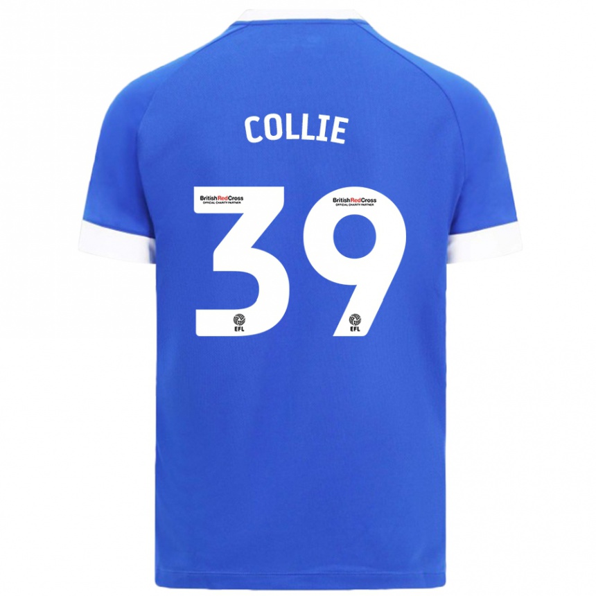 Vyrai Eliza Collie #39 Dangaus Mėlyna Namų Marškinėliai 2024/25 T-Shirt