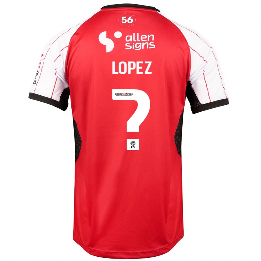 Vyrai Jersey Lopez #0 Baltas Namų Marškinėliai 2024/25 T-Shirt