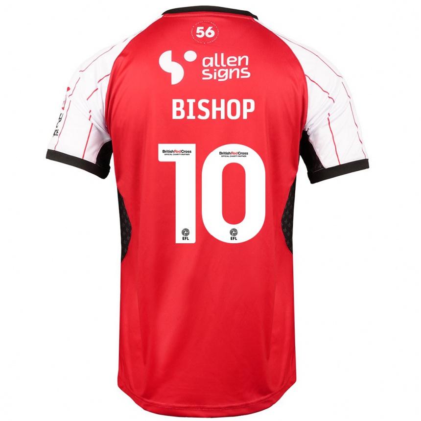 Vyrai Teddy Bishop #10 Baltas Namų Marškinėliai 2024/25 T-Shirt