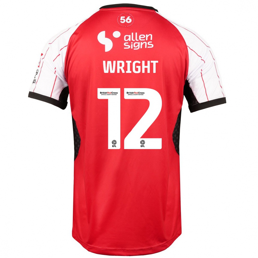 Vyrai Jordan Wright #12 Baltas Namų Marškinėliai 2024/25 T-Shirt