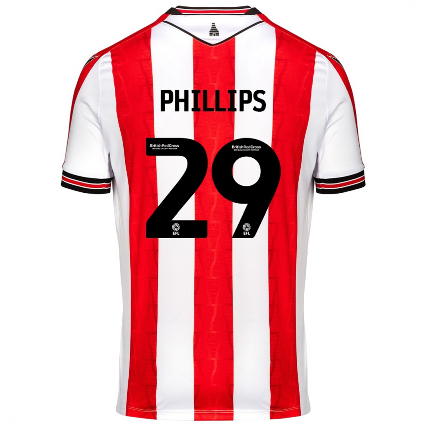 Vyrai D'margio Wright-Phillips #29 Raudona Balta Namų Marškinėliai 2024/25 T-Shirt