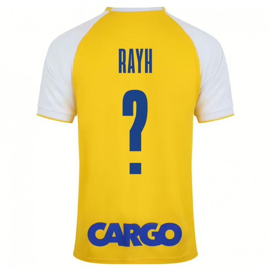 Vyrai Guy Rayh #0 Geltona Balta Namų Marškinėliai 2024/25 T-Shirt